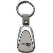 New England Patriots Laser Etched Tear Drop Keychain