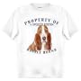 Basset Hound BI Property Of Adult T Shirt