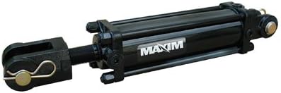 Maxim TC Double Acting Tierod Cylinder: 3 Bore x 8 ASAE Stroke - 1.125 Rod Diameter, 2500 PSI with 1/2" NPT Port Size, Retracted 20.25 and Extended Length: 28.25, 1" Pin Dia, 218302