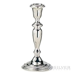 Empire Sterling Gadroon Border Candlestick - 8 by Empire Silver