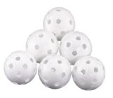 A Dozen Plastic Air Flow Practice Golf Balls
