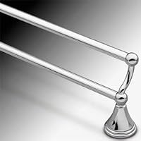 Moen DN8422CH Preston 24-Inch Double Towel Bar, Chrome Finish
