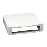 Monitor Riser,Adjustable,13-1/4x12-1/8x1-1/4-3-3/4,Black (CCS25303).