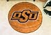 NCAA OKLAHOMA STATE COWBOYS BASKETBALL SHAPED DOOR MAT RUG