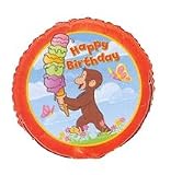 Curious George Party 18 Happy Birthday Foil Balloon