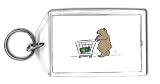 Schlüsselhalter - drängen, Shopping, Finanzen, Geld, Markt, Warenkorb, Bär