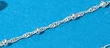 Signature Sterling Silver Singapore Anklet STERLING SILVER
