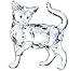 Swarovski Crystal Mother Cat