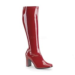Go-Go Stretch-Stiefel rot Größe: 39