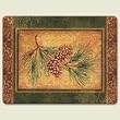 Highland Graphic Rustic Lodge Pine Cone Large Cutting Board