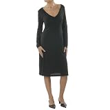 Women's Isaac Mizrahi Ebony Long-Sleeve Jersey Dress