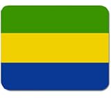 Gabon Gabonese Flag Mousepad Mouse Pad Mat