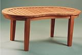 TB004KT Kidney Curved Table