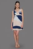 Circle Cut-out Print Dresses by Signette