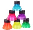 Family Pack of SIX (6) Snap Capps - Reclosable Can Tops (Turns Almost Any Can into a Bottle!) Save Money Buy Cans over Bottles! Snap Capp - NO MORE Flat Drinks