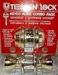 Combo Entrance Door Lock &amp; Dead Bolt Lock \ Single -