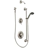 Moen T8342NHCBN Commercial M-Dura Posi-Temp Shower Trim without Showerhead, Classic Brushed Nickel