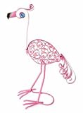 Exhart 53152 Baby Filigree Flamingo with Beads, Pink