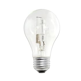 2 Pack 53 Watt - Clear - A19 Light Bulb - 120 Volt - 1000 Life Hours - Bulbrite 115052