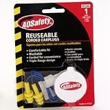 AO Safety Reusable Corded Earplugs