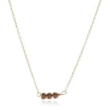 gorjana Clyde Gold-Tone Rose Gold Heart Detail