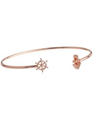 Brass Nautical Anchor Cuff Bracelet, 2.68"