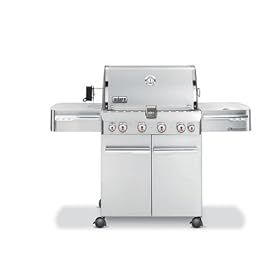 Weber 1740001 Summit S-450 Propane Grill, Stainless Steel