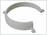 Plastic Plate Guard DELUXE, diameter of 23 - 28 cm (9 - 11 in), white
