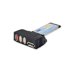 Best Connectivity SD-EXP50025 ExpressCard Combo Adatper 34mm 3-Port USB & 1-Port eSATA