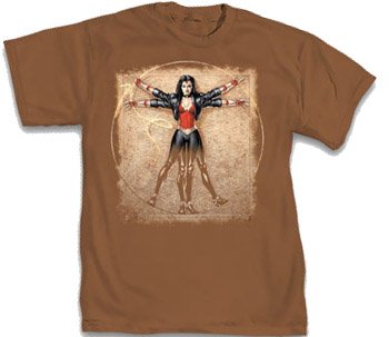  WONDER WOMAN: GOLDEN RATIO T-Shirt by Alex Gardner
