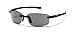 Suncloud Momentum Polarized Sunglass (Black Frame/Gray Polar Lens)