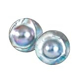 .925 Silver & Blister Pearl Post Earrings