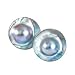 .925 Silver & Blister Pearl Post Earrings