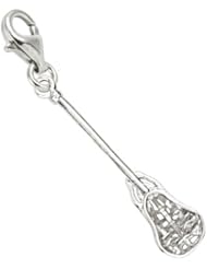 Rembrandt Charms Lacrosse Charm with Lobster Clasp