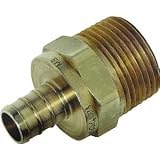 Watts Water Technologies LFWP12B-0808PB Brass Male Adapter (MIP)