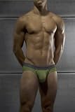 C-in2 Fall 07 Pop Color Low No Show Brief for Men - Green