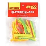 Sathers Caterpillars Chewy Candy - 2 Oz, 12 Ea