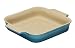 Le Creuset Stoneware Square Dish, Teal, 23 cm