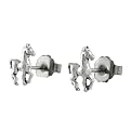 Sterling Silver Horse Stud Earrings