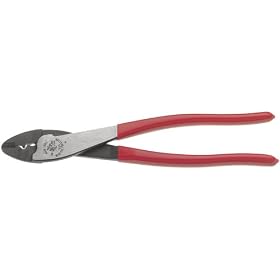 Click here to buy Klein Tools 1005 9-3 4-Inch Crimping and Cutting Tool for Insulated and Non-Insulated... by Klein Tools.