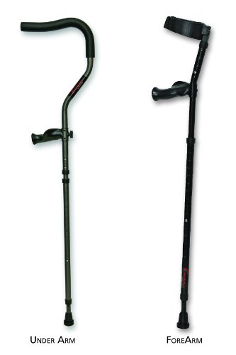 Millennial Crutches - Underarm Or Forearm 4 ft. 4 in. to 5 ft. 7 in./42-50 in.