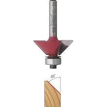Freud 40-104 45 Degree Chamfer Bit with 1/4-Inch Shank