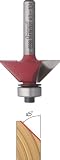 Freud 40-104 45 Degree Chamfer Bit with 1/4-Inch Shank