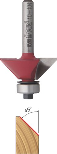 Freud 40-104 45 Degree Chamfer Bit with 1/4-Inch Shank