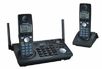 Panasonic KX-TG6702B 2-Line 5.8 GHz FHSS GigaRange Expandable Cordless Phone System with 2 Handsets