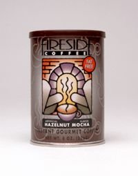 Fireside Gourmet Fat Free Hazelnut Mocha Instant Flavored Coffee