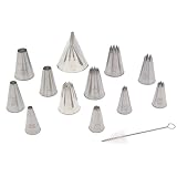 Ateco #786 Large Tube Set, 12 pcs. by CK Products