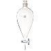American Educational Bomex Glass Conical Separatory Funnel, with PTFE Stopcock, 1000mm Capacity