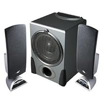 Cyber Acoustics CA-3550 2.1 Computer Speaker System- Black
