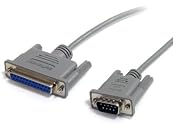 10Ft Cross Wired Serial Null Modem Cable - Scnm925Mf